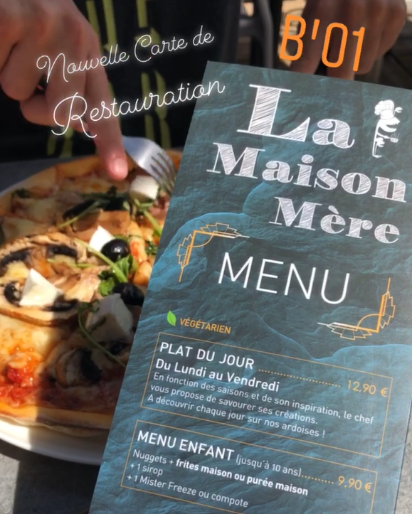 Bienvenue à notre Nouvelle Carte de Restauration !